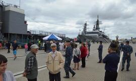 Japonų laivus lanko klaipėdiečiai