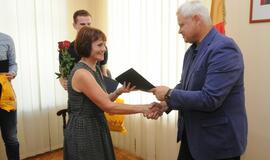 Stalo tenisininkams ir karatistams - mero padėka