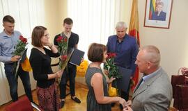 Stalo tenisininkams ir karatistams - mero padėka