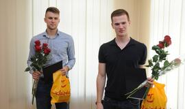 Stalo tenisininkams ir karatistams - mero padėka