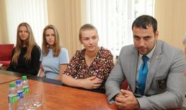 Stalo tenisininkams ir karatistams - mero padėka