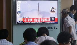 Šiaurės Korėja paleido dar vieną balistinę raketą