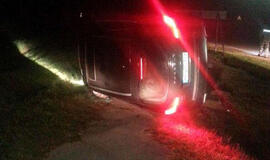 Aukštkiemiuose pavogtas "Porsche" vertėsi sankryžoje