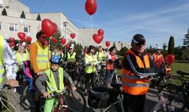 Nuo širdies ligų spruko dviračiais