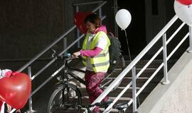 Nuo širdies ligų spruko dviračiais