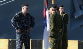 Karinių jūrų pajėgų šauktinių atsargos ceremonija