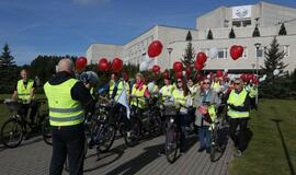 Nuo širdies ligų spruko dviračiais