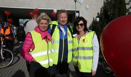 Nuo širdies ligų spruko dviračiais