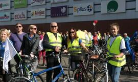 Nuo širdies ligų spruko dviračiais