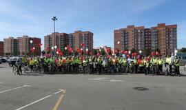 Nuo širdies ligų spruko dviračiais