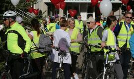 Nuo širdies ligų spruko dviračiais