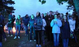 Gintaro įlankoje liepsnojo skulptūros