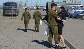 Karinių jūrų pajėgų šauktinių atsargos ceremonija