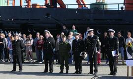 Karinių jūrų pajėgų šauktinių atsargos ceremonija