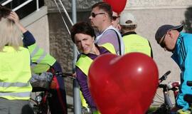 Nuo širdies ligų spruko dviračiais