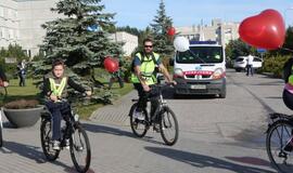 Nuo širdies ligų spruko dviračiais