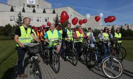 Nuo širdies ligų spruko dviračiais