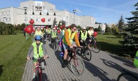 Nuo širdies ligų spruko dviračiais