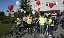 Nuo širdies ligų spruko dviračiais