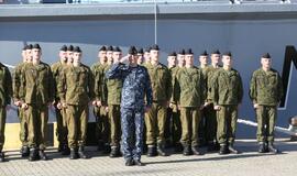 Karinių jūrų pajėgų šauktinių atsargos ceremonija