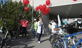 Nuo širdies ligų spruko dviračiais