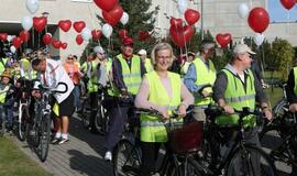 Nuo širdies ligų spruko dviračiais