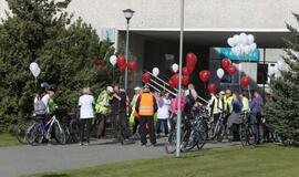 Nuo širdies ligų spruko dviračiais