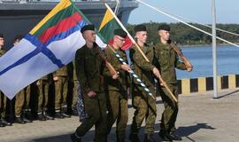 Karinių jūrų pajėgų šauktinių atsargos ceremonija