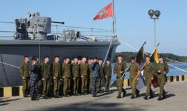 Karinių jūrų pajėgų šauktinių atsargos ceremonija