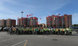 Nuo širdies ligų spruko dviračiais