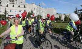 Nuo širdies ligų spruko dviračiais