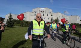 Nuo širdies ligų spruko dviračiais