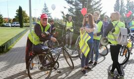 Nuo širdies ligų spruko dviračiais