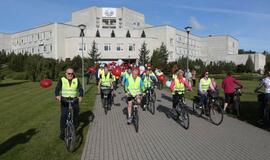 Nuo širdies ligų spruko dviračiais