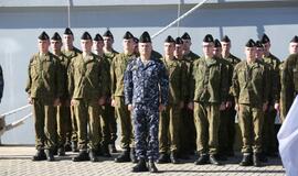 Karinių jūrų pajėgų šauktinių atsargos ceremonija