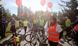 Nuo širdies ligų spruko dviračiais