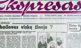 "Vakarų ekspresas". 1991 09 10