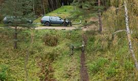 Išminavimo darbai prie delfinariumo