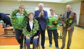 Parolimpiečių sutikimas Klaipėdoje