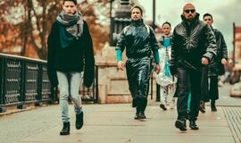 Biržos tiltas tapo Klaipėdos mados podiumu