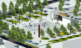 Šventosios centrinė aikštė įgis naują veidą