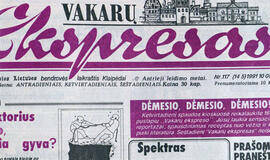 "Vakarų ekspresas". 1991 10 08