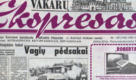 "Vakarų ekspresas". 1991 10 15