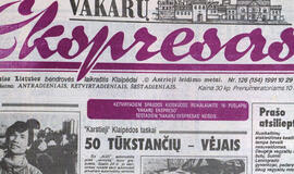 "Vakarų ekspresas". 1991 10 29