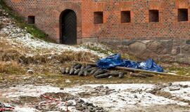 Jūrų muziejaus teritorijoje vėl rasta sprogmenų
