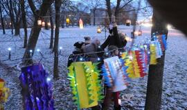 Žibintai prie Eduardo Balsio menų gimnazijos