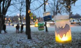 Žibintai prie Eduardo Balsio menų gimnazijos