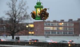 Žibintai prie Eduardo Balsio menų gimnazijos