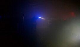 Klaipėdos „Akropolyje“ šiąnakt vyko priešgaisrinės pratybos