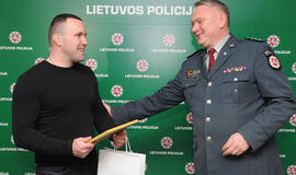 Plėšiką sučiupusiam klaipėdiečiui - padėka